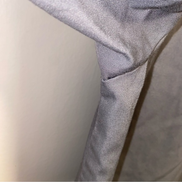 Natural Uniforms Gray Medium Solid V-Neck Scrub Set Medical Scrub Tops Pants - Picture 9 of 16